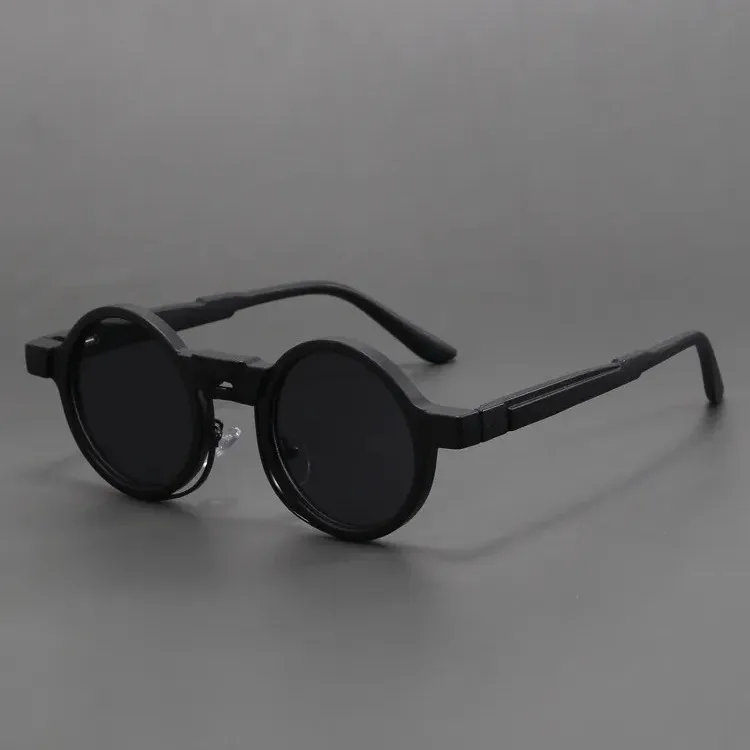 2026 New Retro Trendy Japanese Round Sunglasses women men luxury brand designer Niche Personality popular outdoor shades uv400