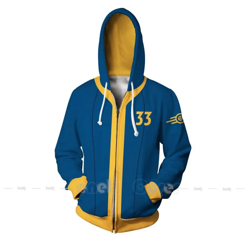 Game Fall Cos Out Lucy Maximus The Ghoul Cosplay Sweater Hoodies Vault 33 111 Cosplay Costume Lucy MacLean Uniform Halloween