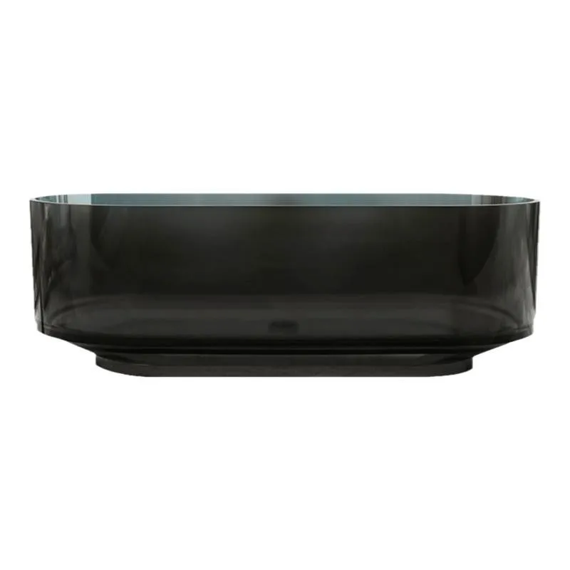 1700x750x540mm New Design Resin Freestanding Bathtub Online Celebrity Colored Transparent Muti-Sized Tub RS1061-C