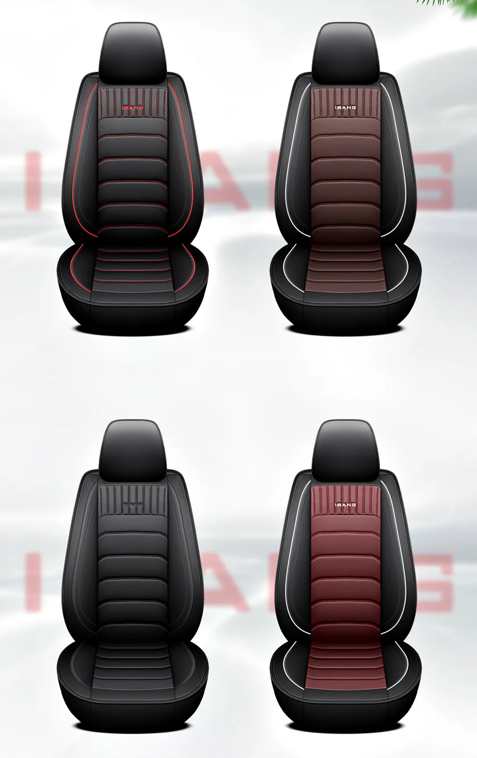 Leder-Sitzbezug für Skoda Octavia 2, Superb 3, Karoq, BMW E60, E61, Touring – Autozubehör, Innenraum, Dropshipping, Komplettset. – Detail 4