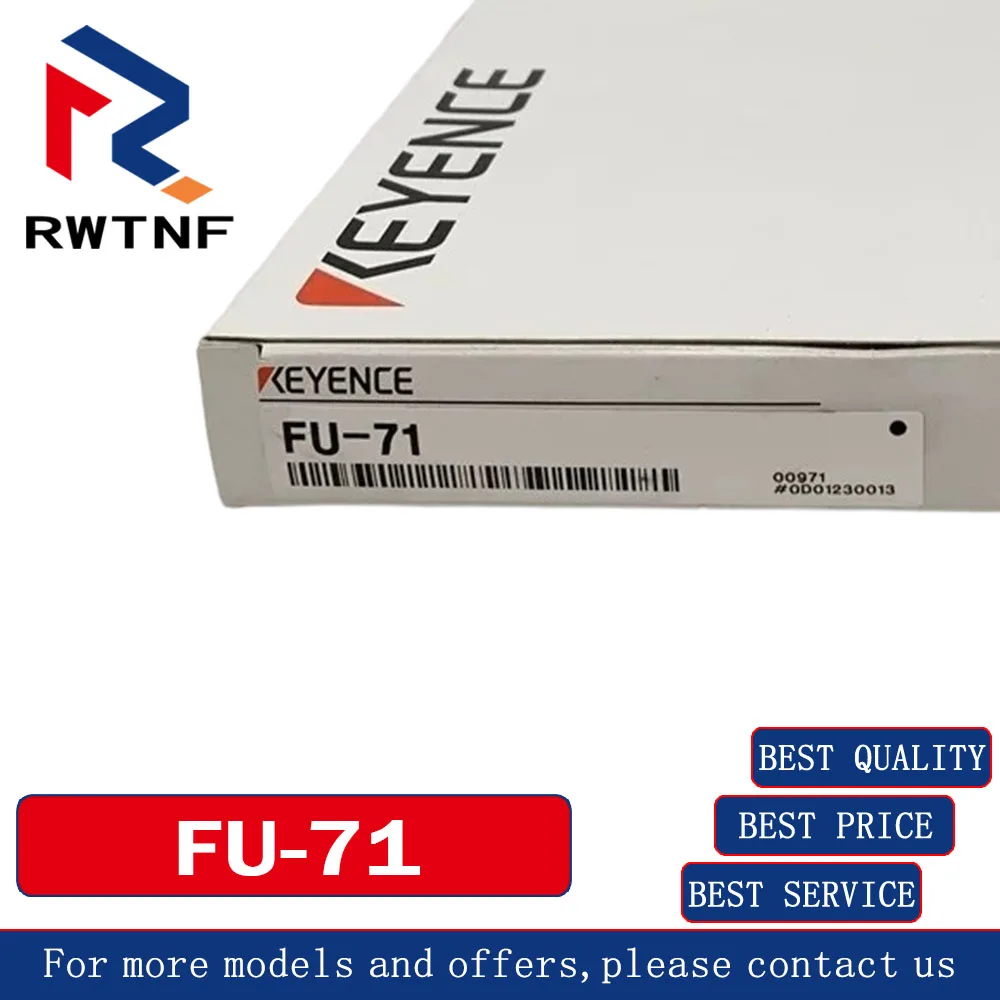 Brand New Genuine FU-71 KEYENCE free cutting penetration type fiber optic sensor, 100% original warehouse stock