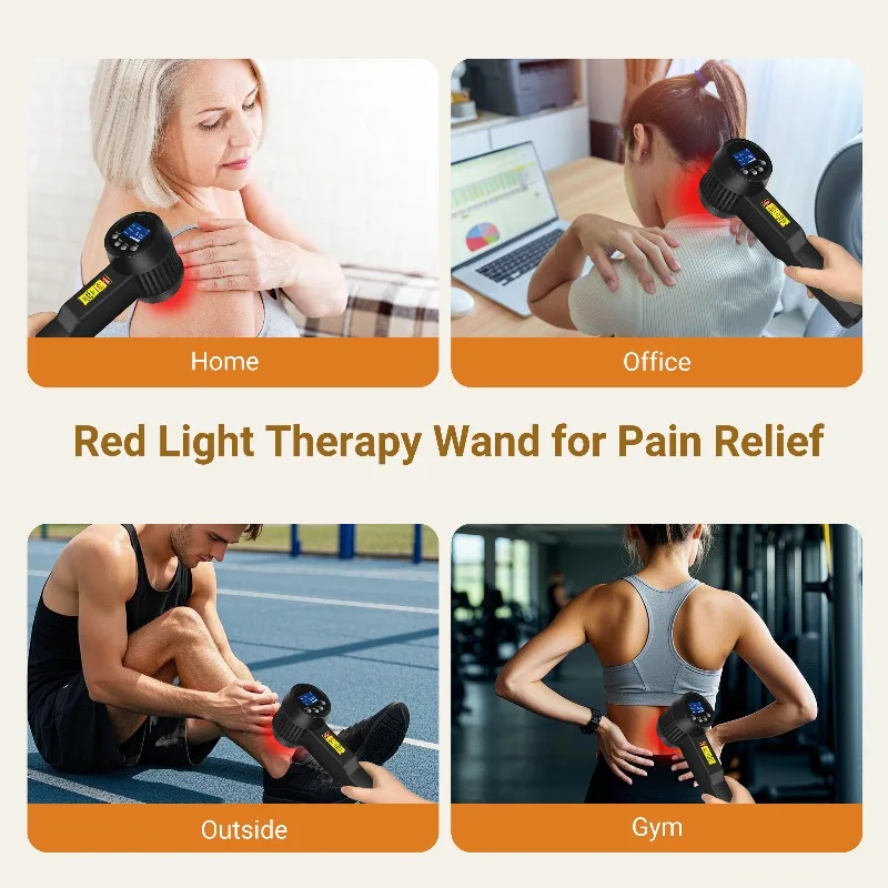 ZJZK Professional  Class 4 Laser Therapy Cold Laser Equipment LLLT 650nm 808nm 3W Cordless for Sciatica Arthritis Neck Back Pain