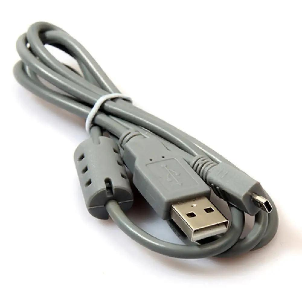 1m kamera PC kabel USB 2 0 A do 8 Pin B kabel z ferrytem do CoolPix P90 PDAs rodzaj USB męska do typu B Mini 8 pin męski