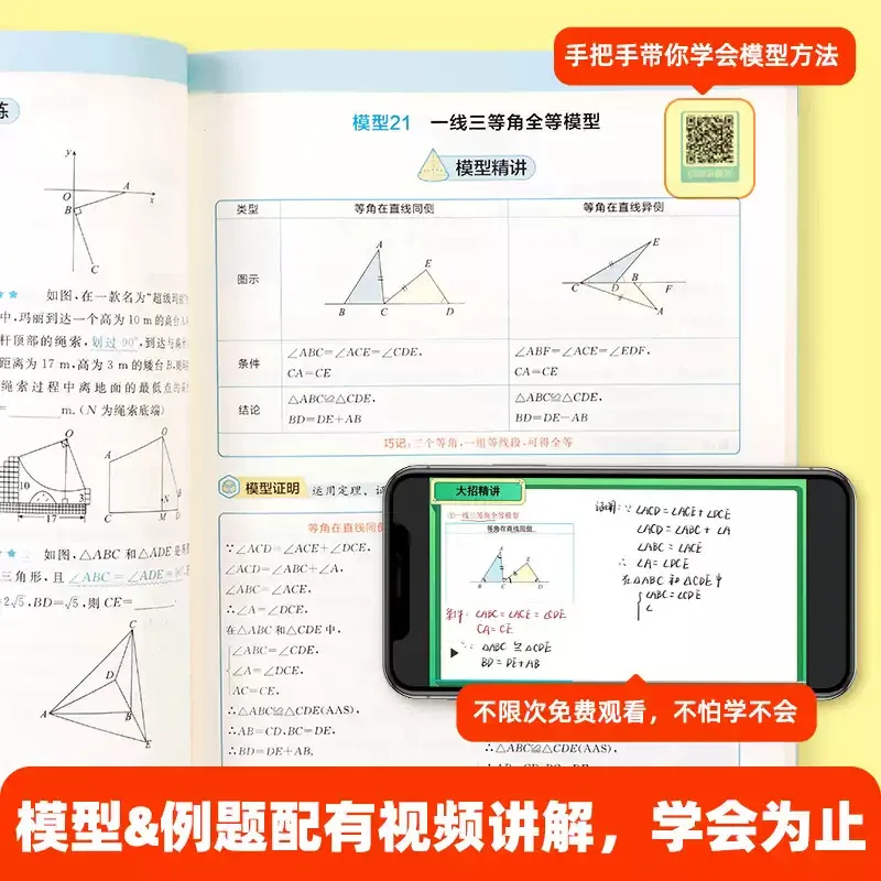 Junior High School Mathematics Geometry Models, Gifted with Videos of Renowned Teachers, 81 Commonly Tested Models