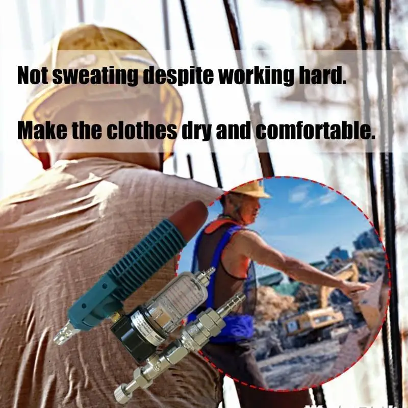 

270D Air Compressed Cooling Vest Vortexes Tube Air Conditioner Waistcoat Cooling Vest