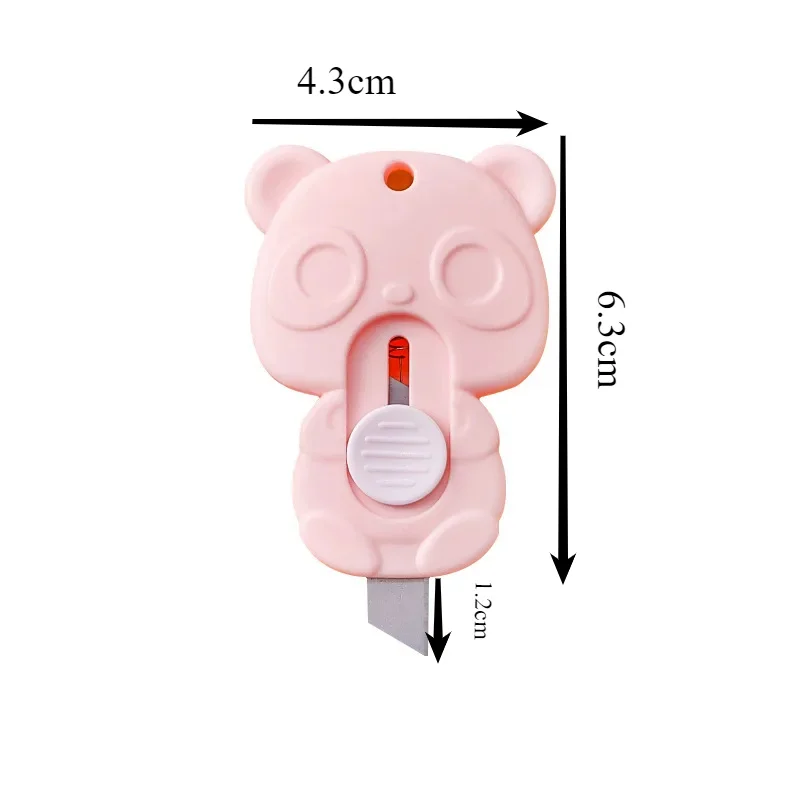 5 Pieces Mini Creative Bear Practical Art Knife Office Stationery Cartoon Knife