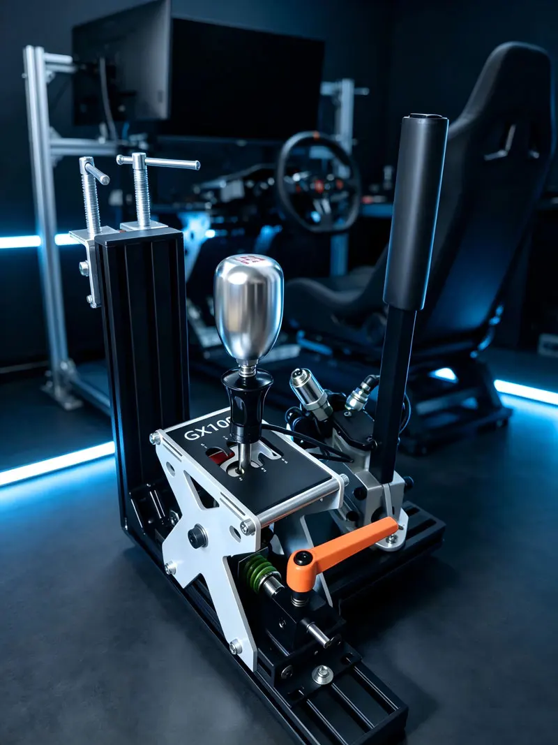 Sim Racing Car Dual-mode Shift Fork Gear H Gear Sequential Shifter Two In One For FANATEC Thrustmaster Logitech For Simagic Moza