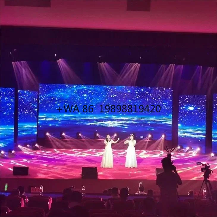 

LED Screen P2.6 P2.9 P3.91 Movable Video Wall Rental Stage HD Waterproof Indoor Outdoor Display