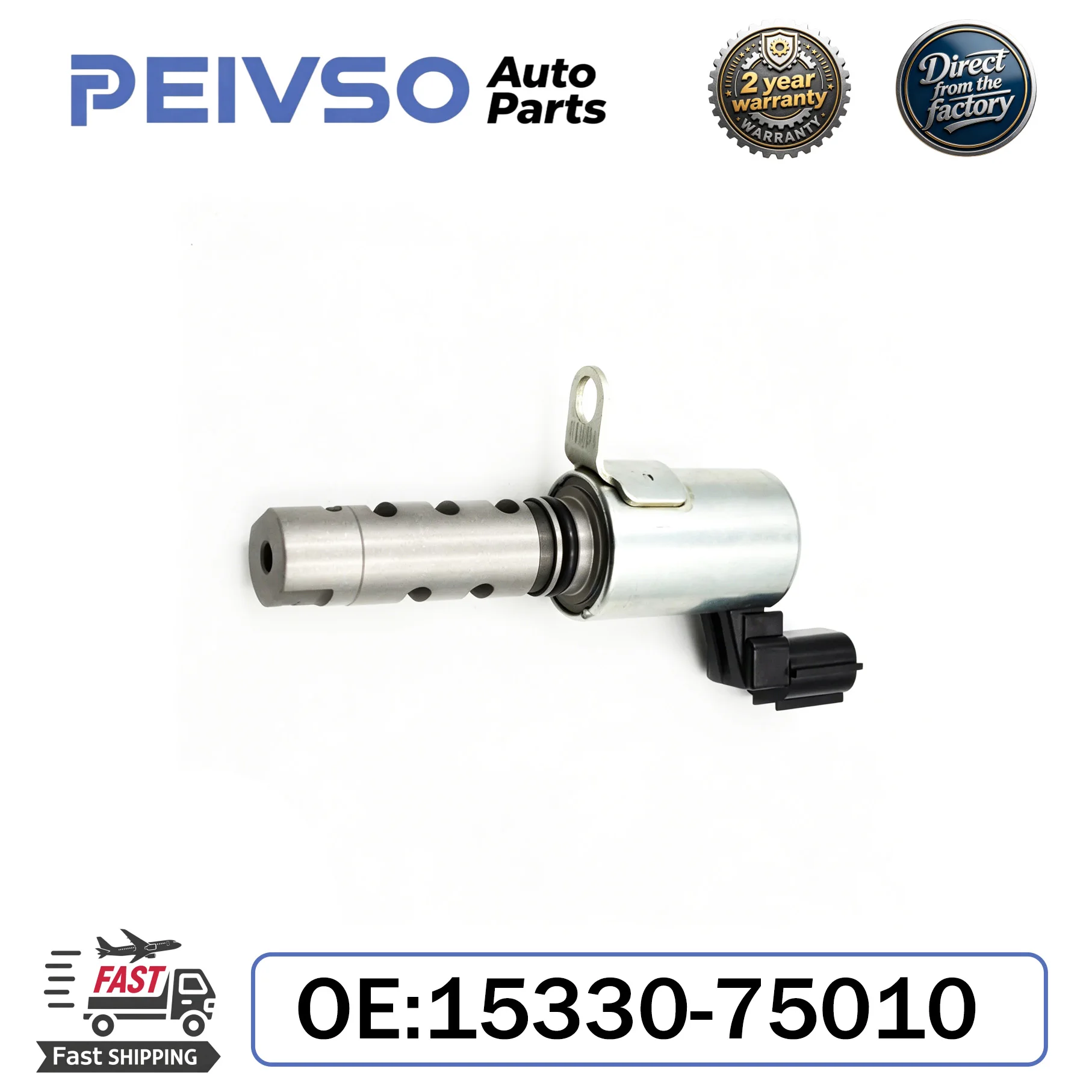 PEIVSO NEW 15330-75010 Engine VVT Solenoid Oil Control Valve For TOYOTA CROWN COMFORT HILUX TACOMA 4RUNNER COASTER 1533075010