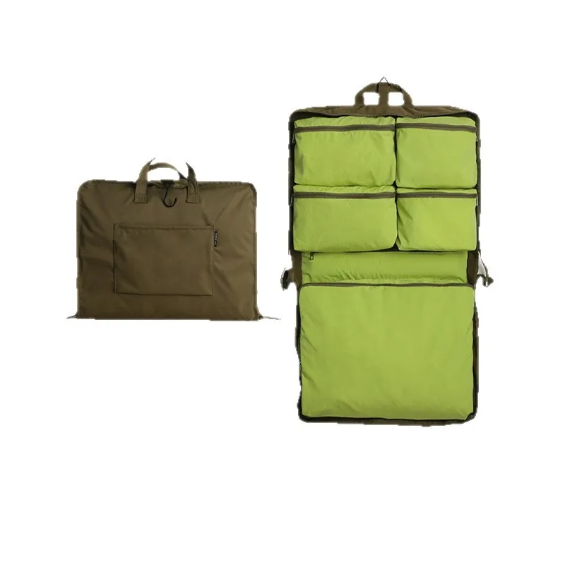 Large Capacity Lightweight 6-in-1  Bag - Convertible Luggage Organizer for Business Trips and Fits Over Rolling Handles  Style