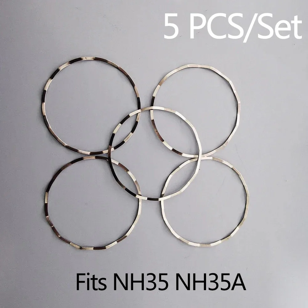 for NH35a Movement Spacer Ring Metal Inner Cover Holder Fixed Ring Fits NH35 NH36 Mechanical Movement 5 PCS/Set NEW DIY