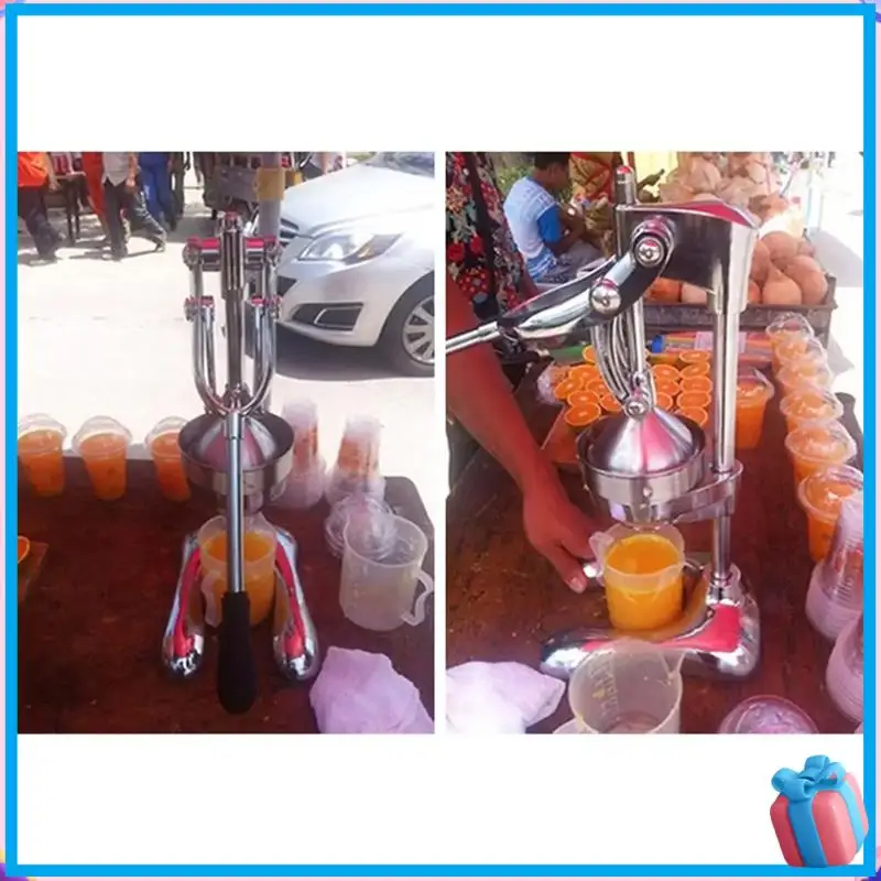 

Discount-Stainless Steel Manual Lemon Orange Pomegranate Fruit Juice Extractor Hand Press Citrus Squeezer Fruit Juicer Pressing