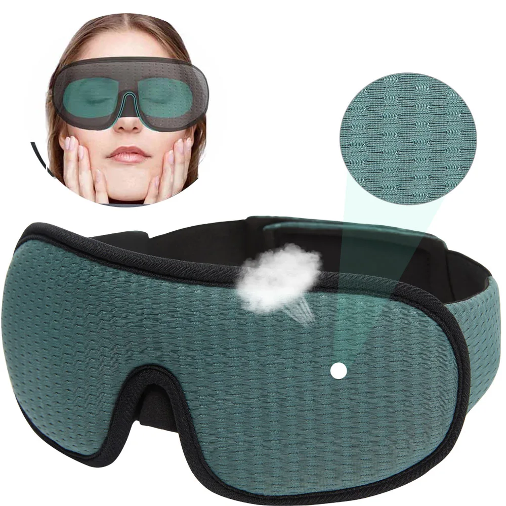 3D Sleeping Eye Mask Block Out Light Soft Padded Travel Shade Cover Rest Relax Sleeping Blindfold Eye Cover Sleep Mask Eyepatch