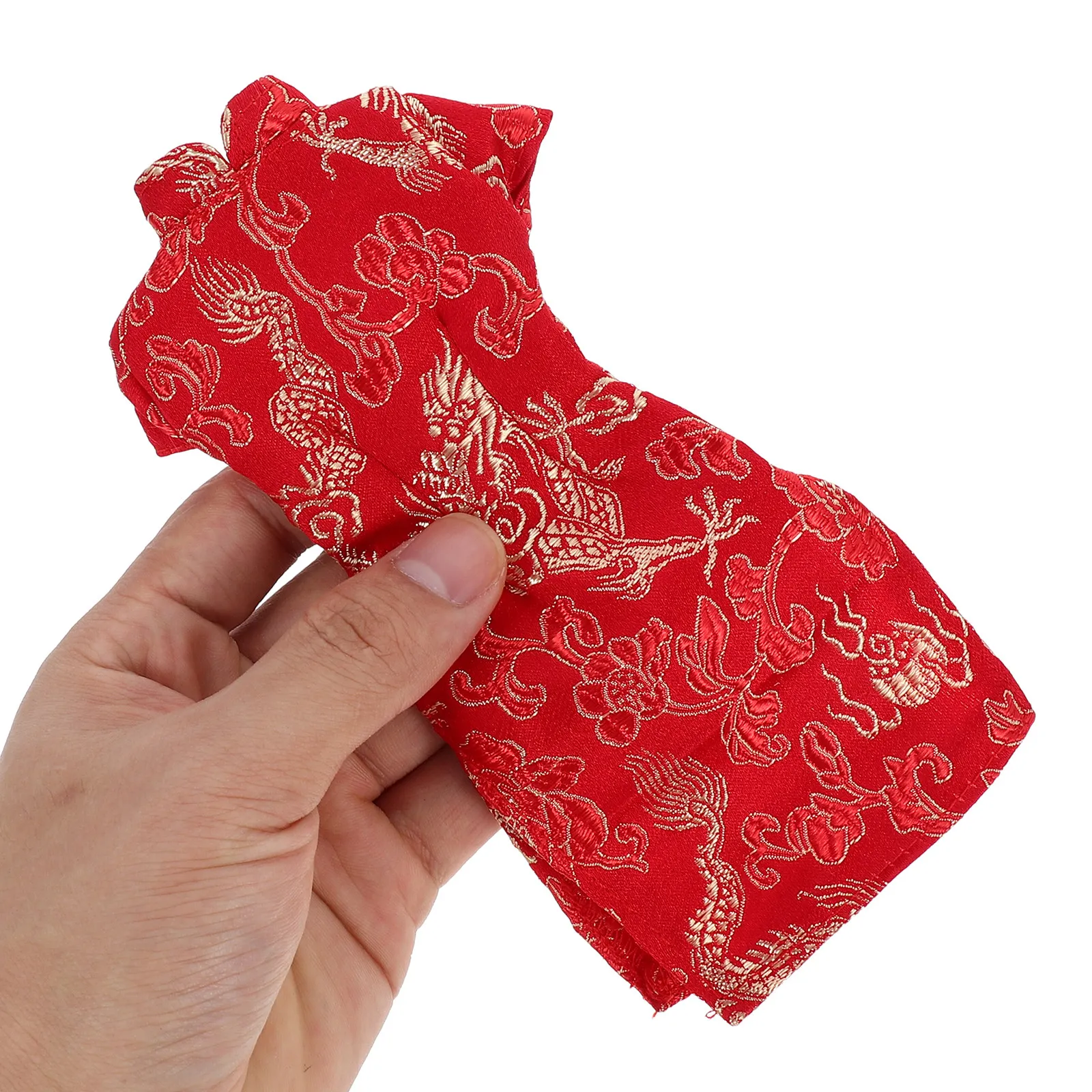2Pcs Cheongsam Dress Clothes Set Soft Reusable Washable Replacement Costume Lovely Girls Dress Up Accessory Cheongsam