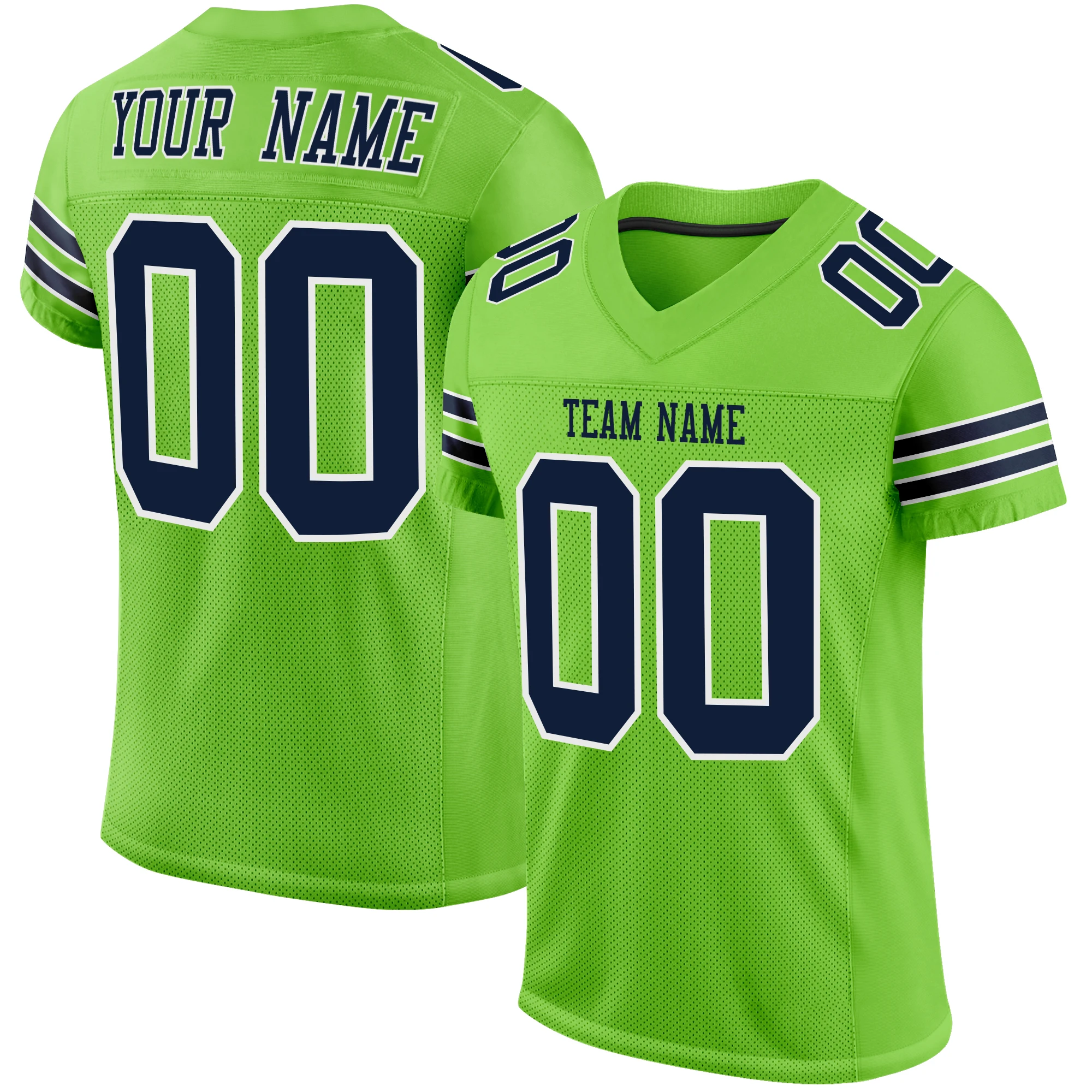 Custom Football Jersey Atmungs Druck Design Team Name/Anzahl Rugby Jersey Game Ausbildung Sportswear Plus Größe für Männer/jugend