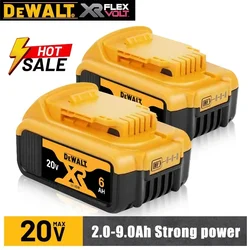 100% original DEWALT 20V battery, power tool DCB606, DCB205，DCB206，DCBGene，DCB182，DCB200 MAX，18V，60V，2AH 3AH 6000MAH 9000mAh