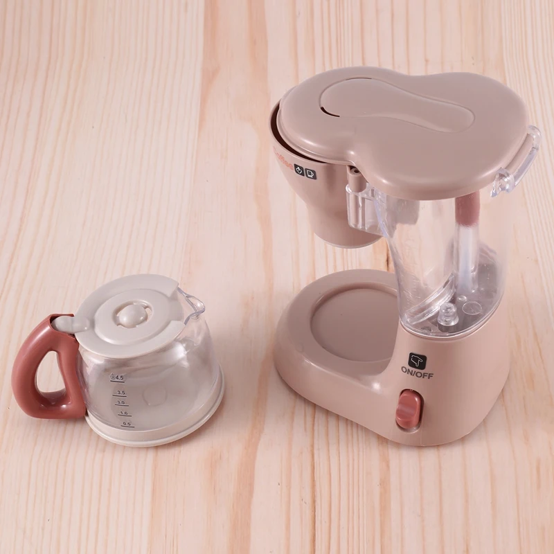 YH129-2SE Ménage Simulation Électrique Machine À Café Enfants Petits Appareils Ménagers Cuisine Jouets Garçons Et Bol Ensemble