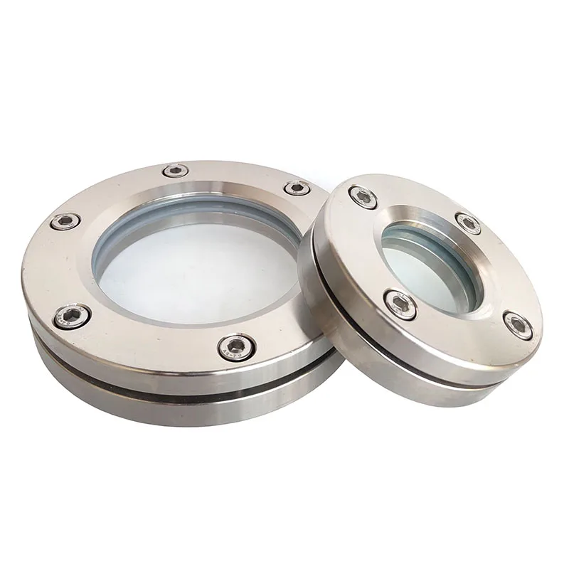 

HGJ501-86 Pressure Flange Mirros 304 Stainless Steel Wafer Window 316 Flat Welding Oil Window Oil Mirror Jb593