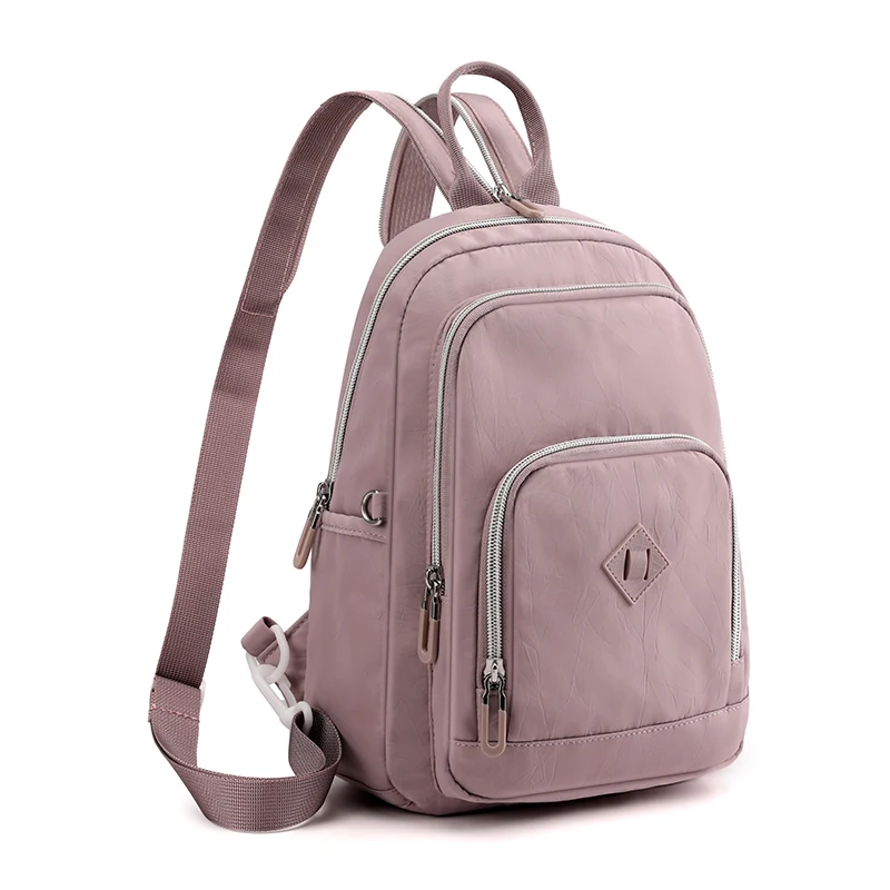 Soft high-grade Korean Women Laptop Backpack Girls School Teenager Bag Nylon Multi-function Daypacks Rucksack Female Backpack