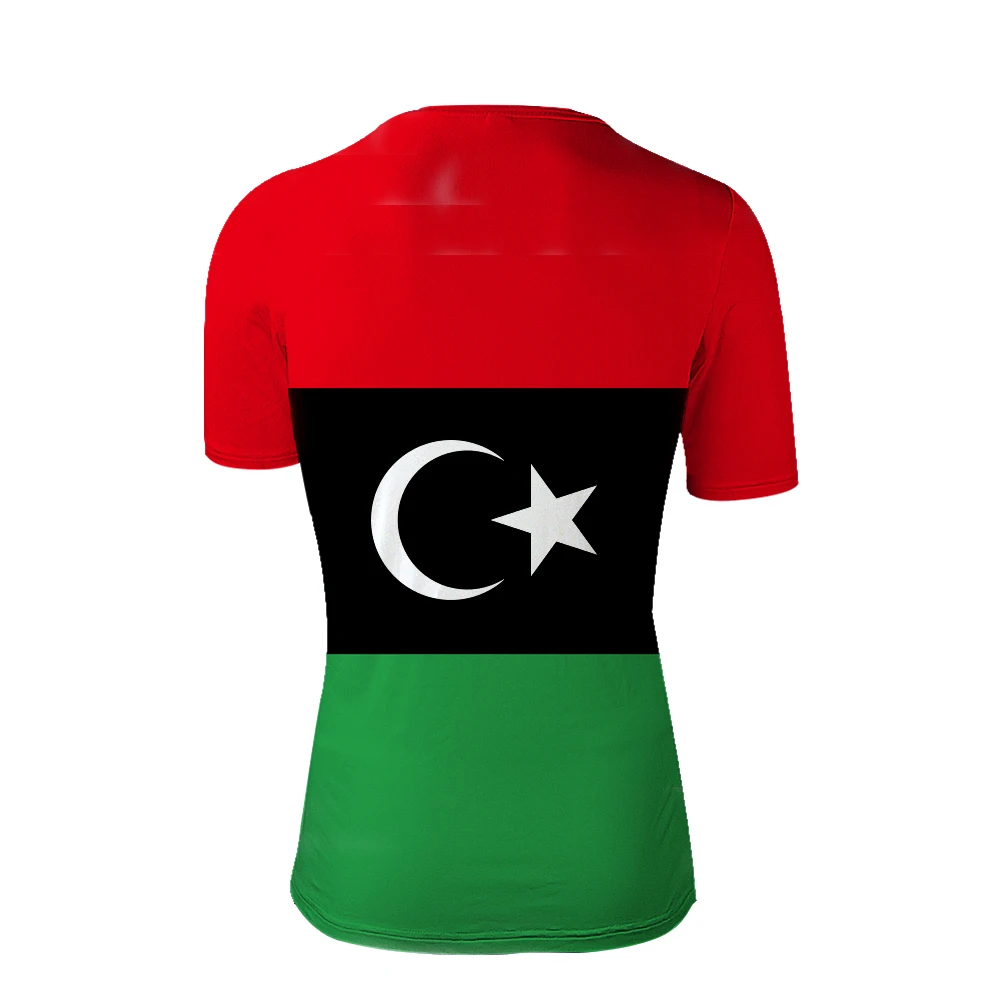 Libya Youth Custom Name Number Logo Lby T Shirt Nation Flag Ly Libyan Arabic Islam Arab Jamahiriya Print Photo Clothes