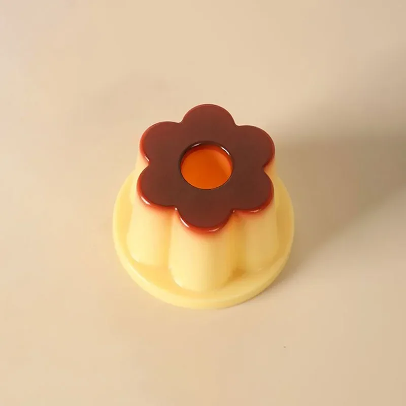 1PC Cute Pudding Jelly-shaped Multi-functional Pen/Pencil Holder for Students Suitable s a Makeup Brush/Toothbrush Holder image 3