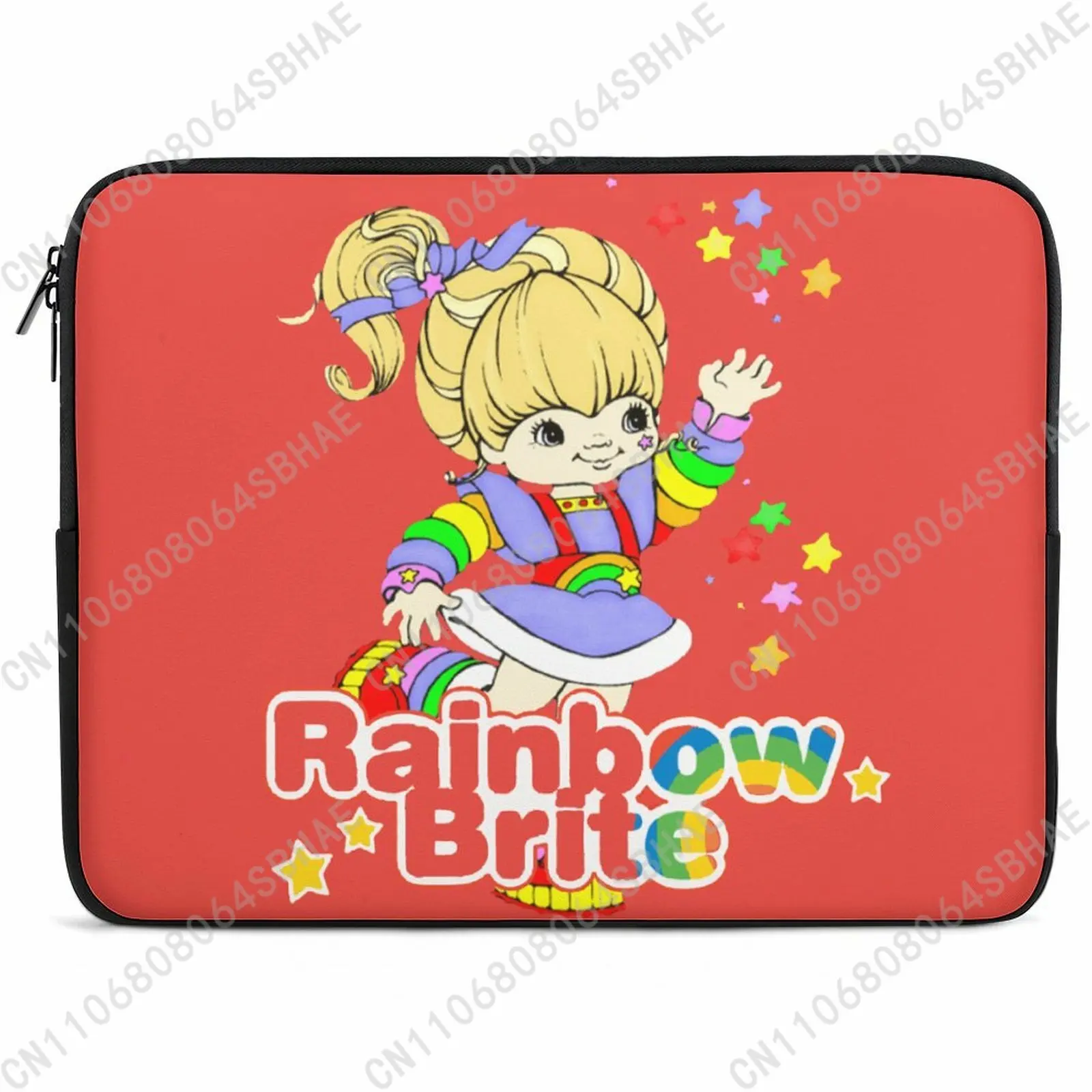 

Brite Rainbow No Handle Laptop Case Suitable Multiinch Inch Slim Personalized Pattern Neoprene Bag School Students