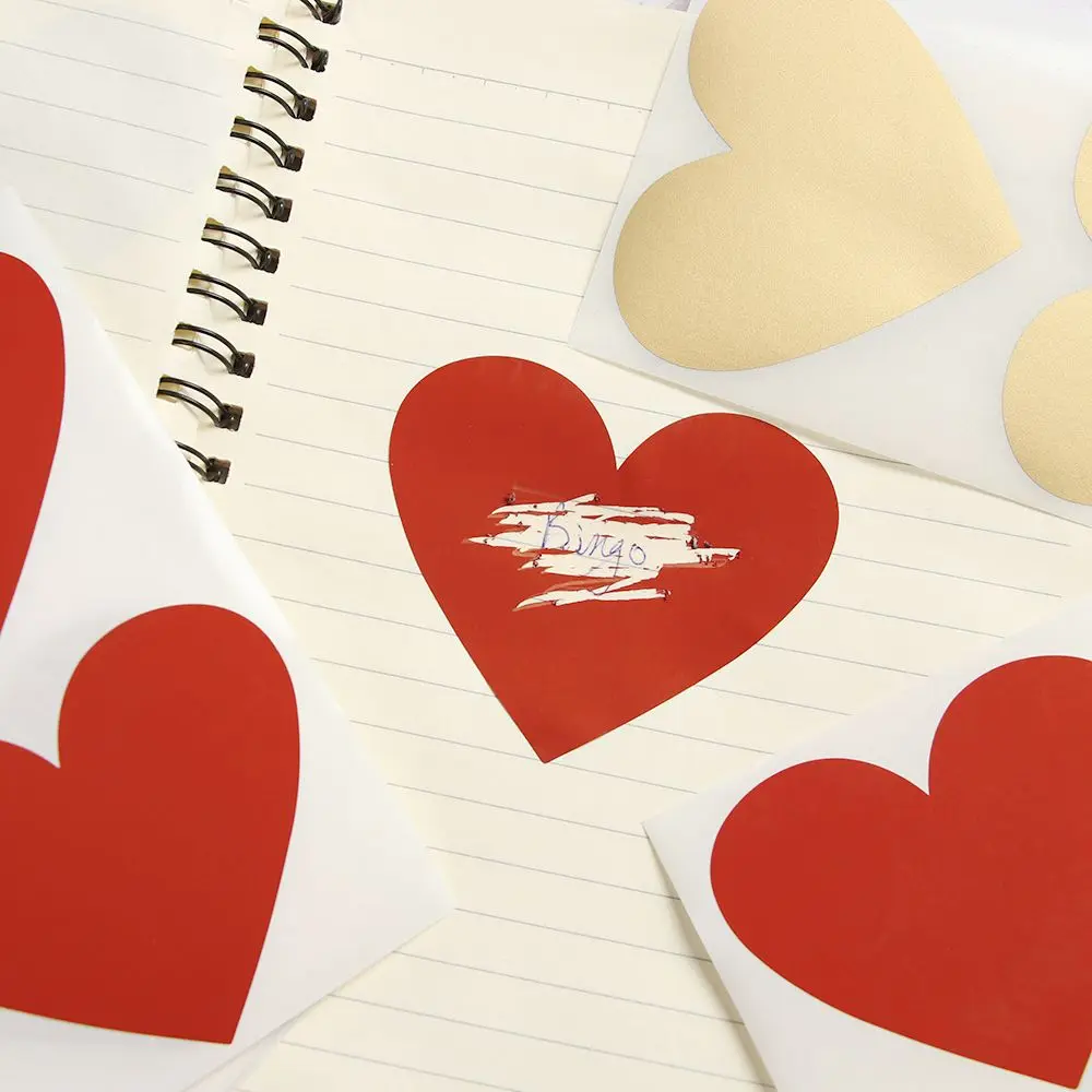 

50 Pcs / Set Decoration Golden Pentagram Self-adhesive Scratch Coating Stickers Multifunctional Labels Scratch Card Sticker