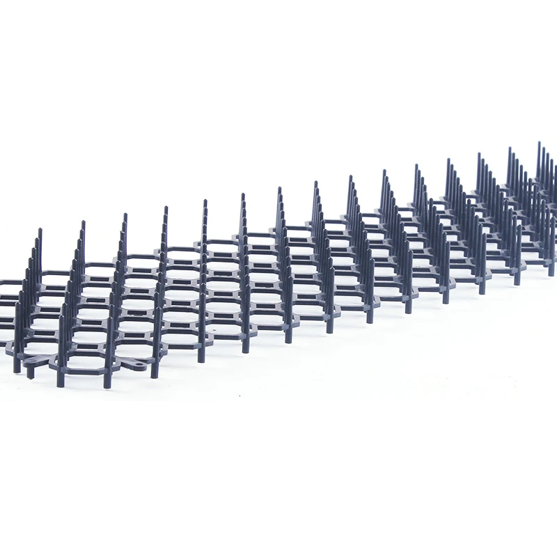 2Pcs Garden Prickle Strip Dig Stop Cat Repellent Deterrent Mat Spike Bird Repellent Thorn Spikes Net Fence Anti-Bird Device