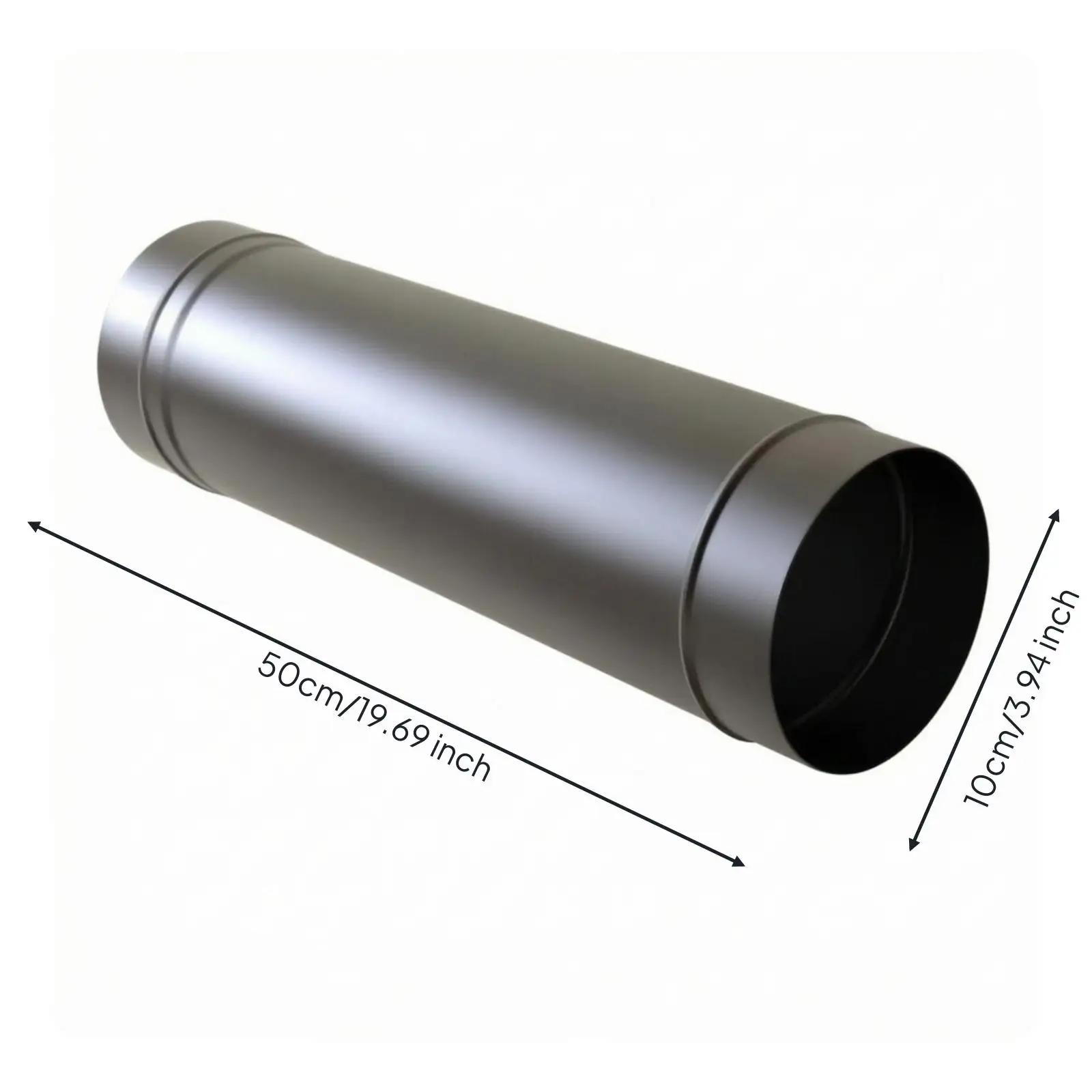 Chimney Tee with Clean-out Cap Black Chimney Tee with Cap Long-Lasting