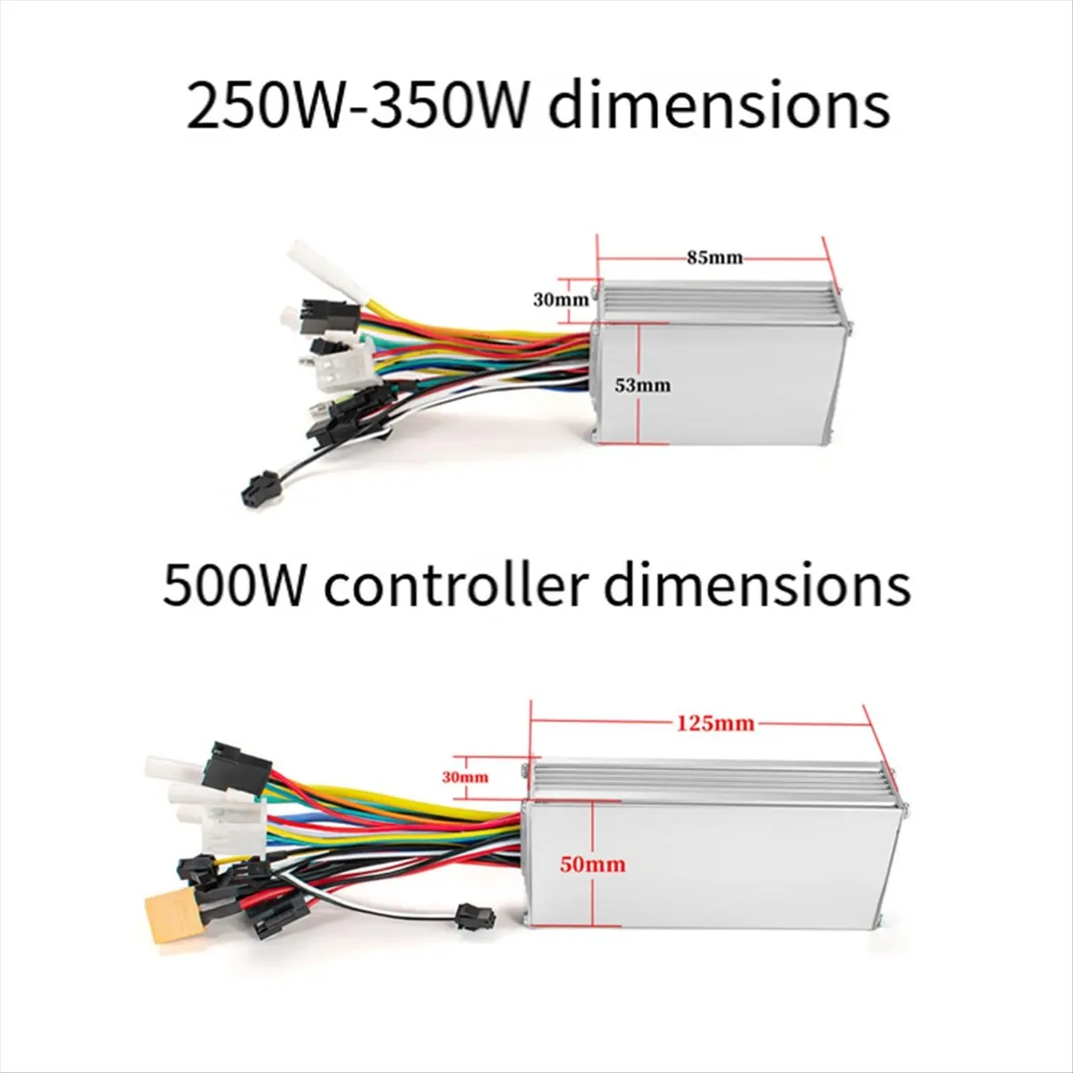 

Контроллер для электровелосипеда и электросамоката X07A 124DX 24В/36В/48В 500Вт, бесщеточный, с ЖК-дисплеем
