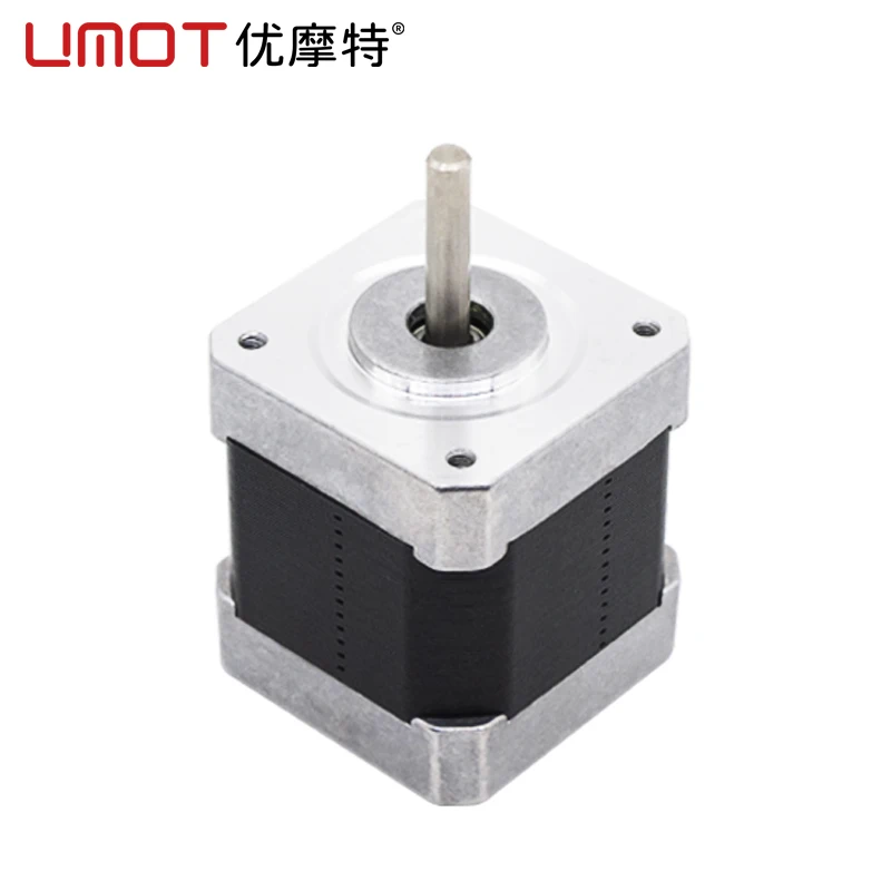 UMOT Small Nema17 Stepper Motor 42*40/42*48mm 1.68A 0.38-0.5Nm DC 2.77-2.8V Load 28N Hybrid 42 Stepping Motor for 3D Printer CNC