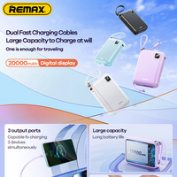 REMAX 30000mAh 20000mAh Power Bank Fast Charging For iPhone 15 Pro MAX 14 Plus Pad Samsung Xiaomi Powerbank Portable Charger 65W