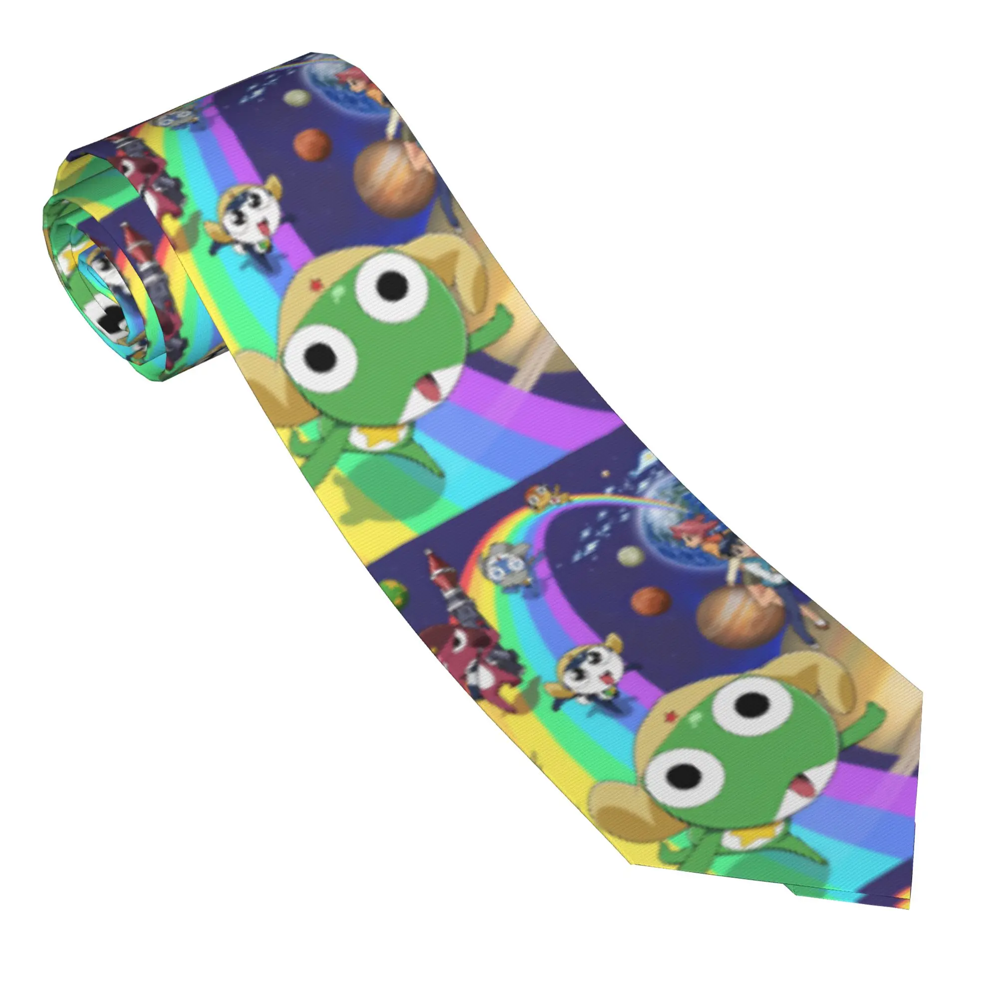 Keroros Giroro Tie  Novelty Casual Neck Ties For Men Women Leisure Quality Collar Tie Custom Necktie Accessories