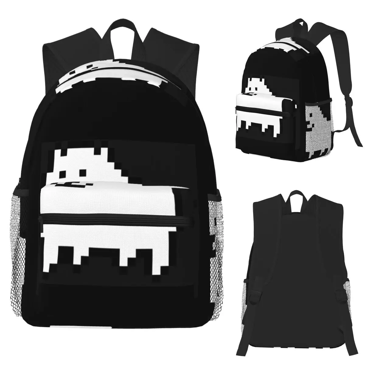 Annoying Dog In Space Undertale Toby Video Game Rpg Student Backpack School Bag Hiking Travel Daypack for Men Women Bookbag