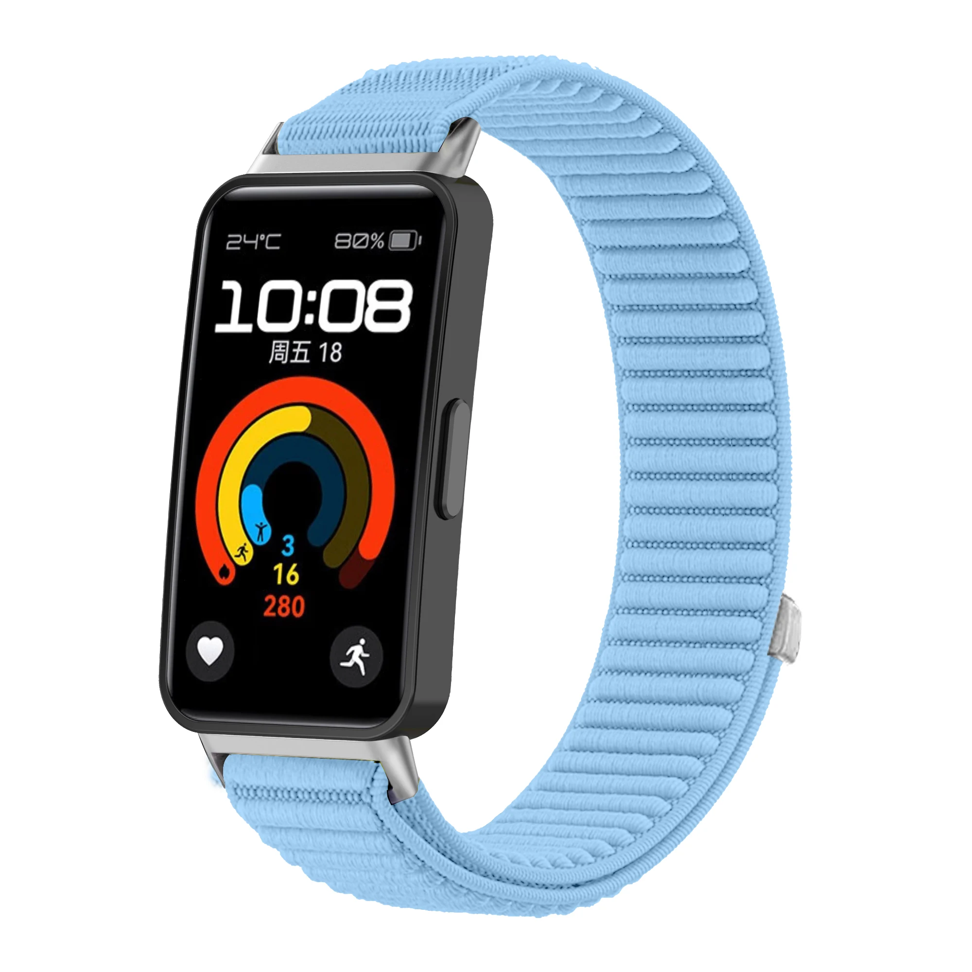 1-2 Stück Sportarmband für Huawei Band 11/11 Pro, Nylon-Uhrenarmband, Armband für Huawei Band 10, 9, 8, Smartwatch-Zubehör, Handgelenksband. – Detail 4