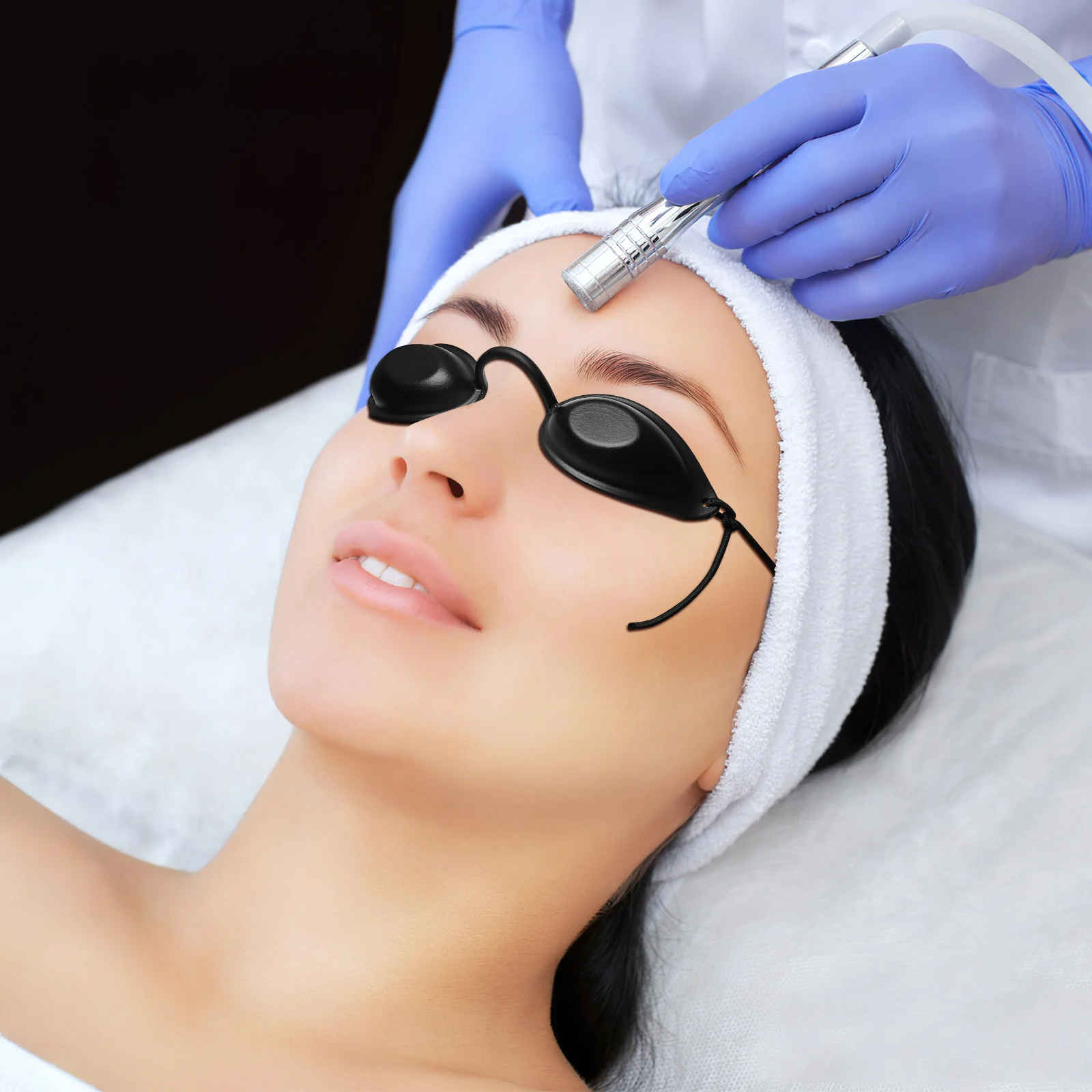 

2 комплекта очков для загара с регулируемым ремешком для максимальной защиты, идеально подходящих для пляжного купания и инфракрасного освещения