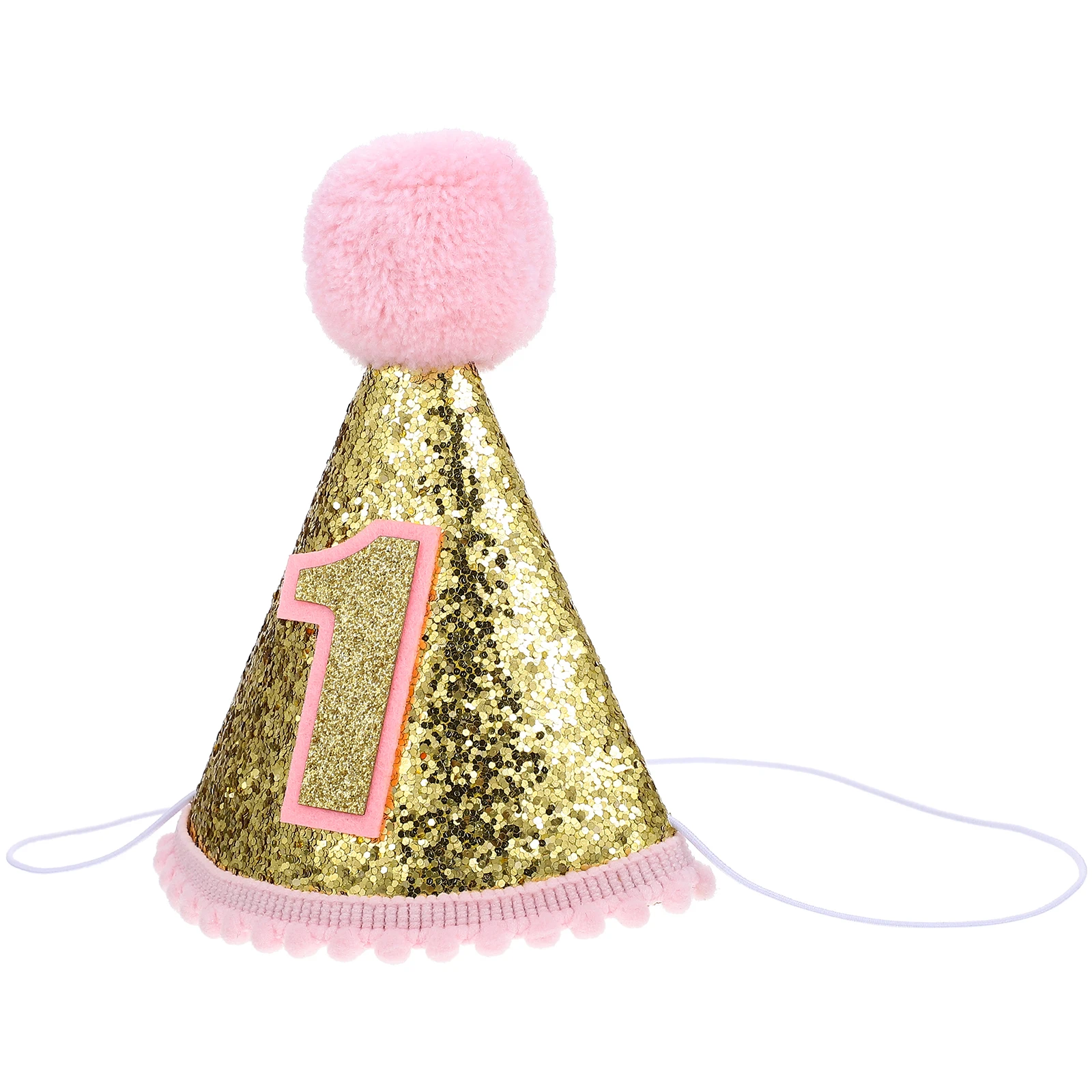 

's Birthday Hat Party Cone Hats Toddler Bonnet First Prop for Girl