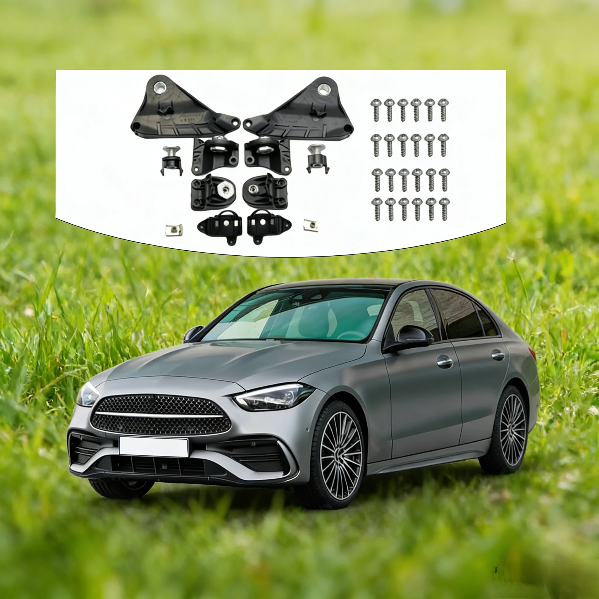 

Ремкомплект кронштейна фары с винтами A2068209700 A2068209800 для Mercedes-Benz C-Class W206 C200 C260L 2021 2022 2023 2024