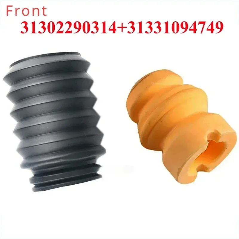 2Pcs Rubber Buffer Front Rear Suspension Shock Absorber Bump Stop 31302290314 33502290319 for BMW E46 318 320 325 330 Touring