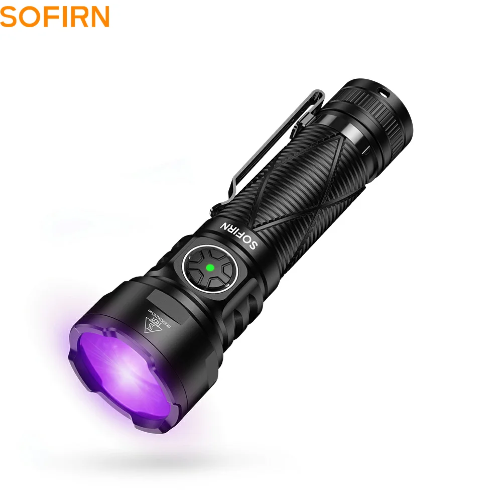 sofirn-sr15-uv-flashlight-365nm-sst08-led-21700-usb-c-rechargeable-ipx8-waterproof-magnetic-tail-detector-torch