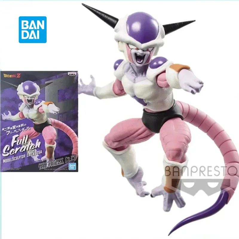 

In Stock Bandai Original Banpresto Anime Dragon Ball Z Full Scratch Frieza PVC Anime Figure Model Toy Collection Ornaments Gifts