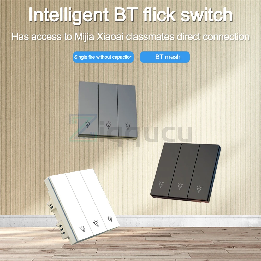 WiFi Smart Light Switch 3 Way Smart Wall Switch WiFi APP Remote Control Work with Alexa Google Home No hub Required