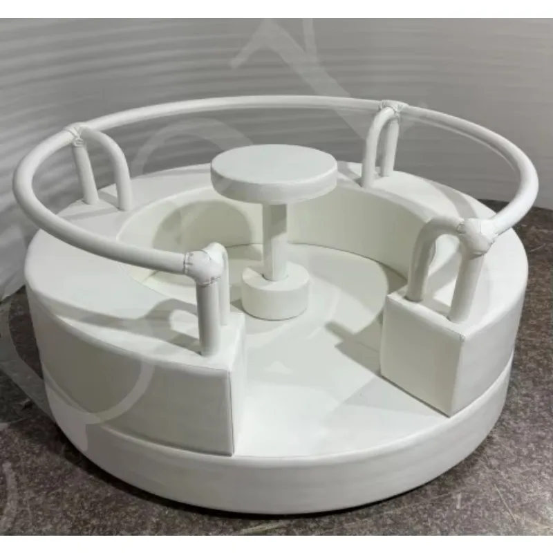 Soft Amusement Equipment Carousel Soft Amusement Carousel Playground Party Rental Electric Swivel Chair