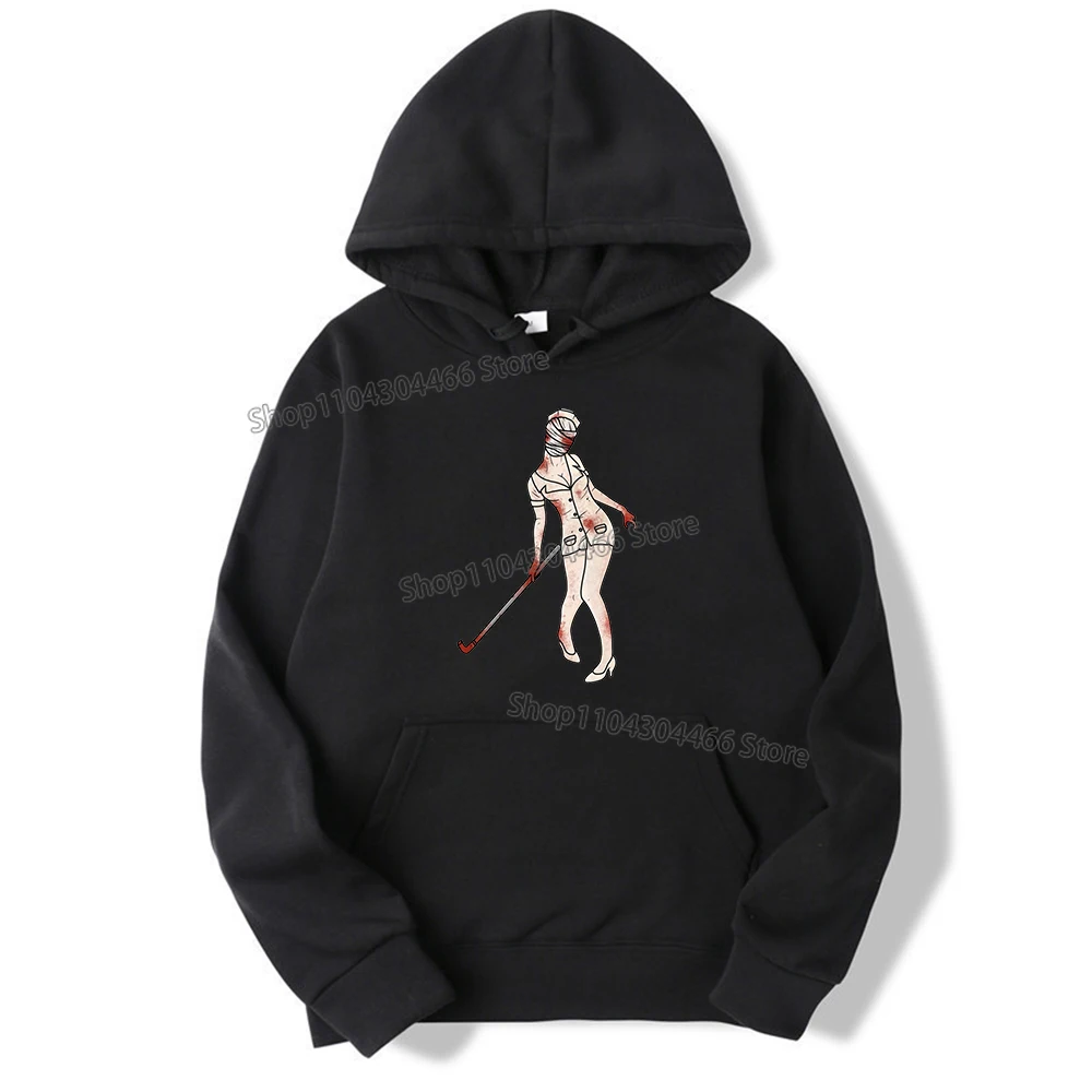 Nurse Silent Hill Hoodie for Men,women Y2k Hoodies Clothes Anime Print Sweater Fashion Sweatshirt Trendy Clothing Gift