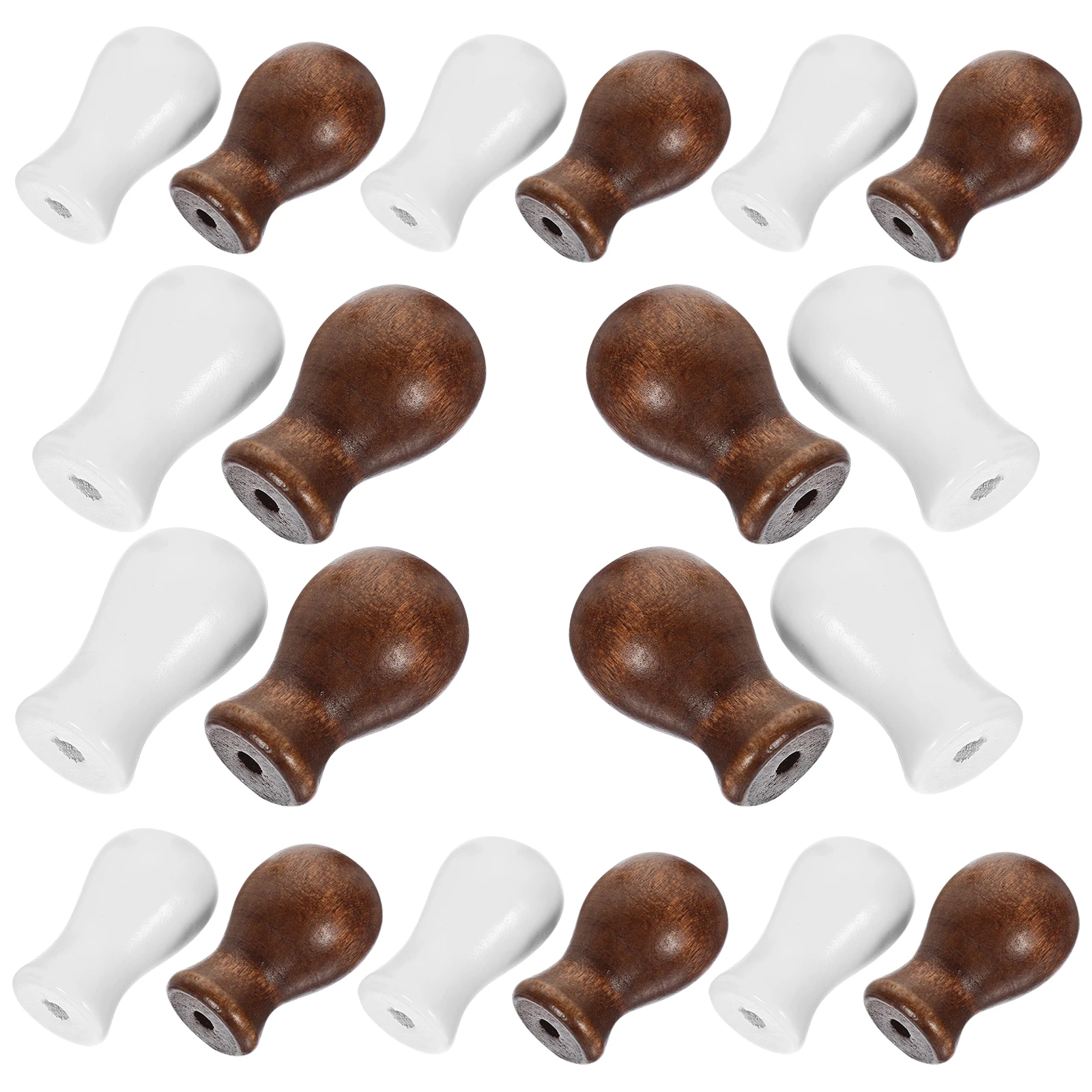 

24 Pcs Wooden Blind Accessories Curtains Parts Small Exquisite Repair Roman Shades Aluminum Blind Ceiling Fans Light Decorations