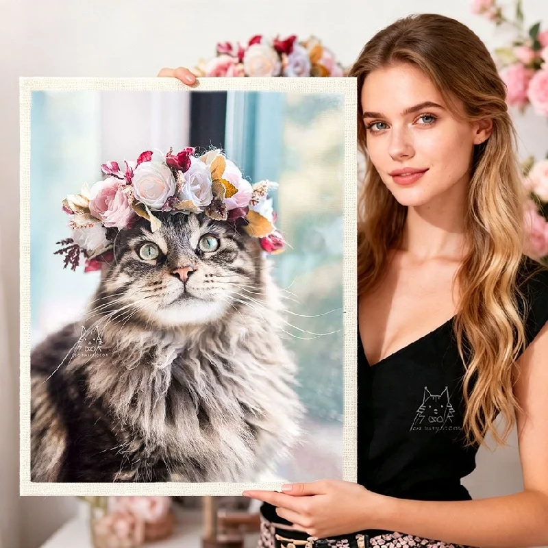 

2026 New style Cat Cross Stitch Kit DIY 11CT Embroidery Home Wall Decor Gift Handmade Material Frameless Semi-Finished