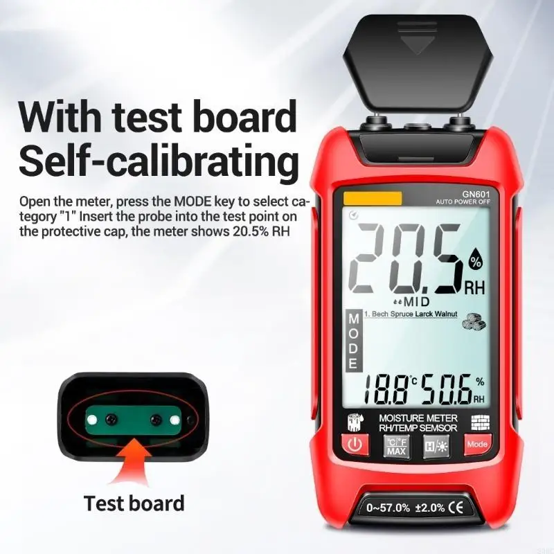 

20RC 2Pin Digital-LCD Moisture Detector Damp Meter Humidity Caravans Tester Tool