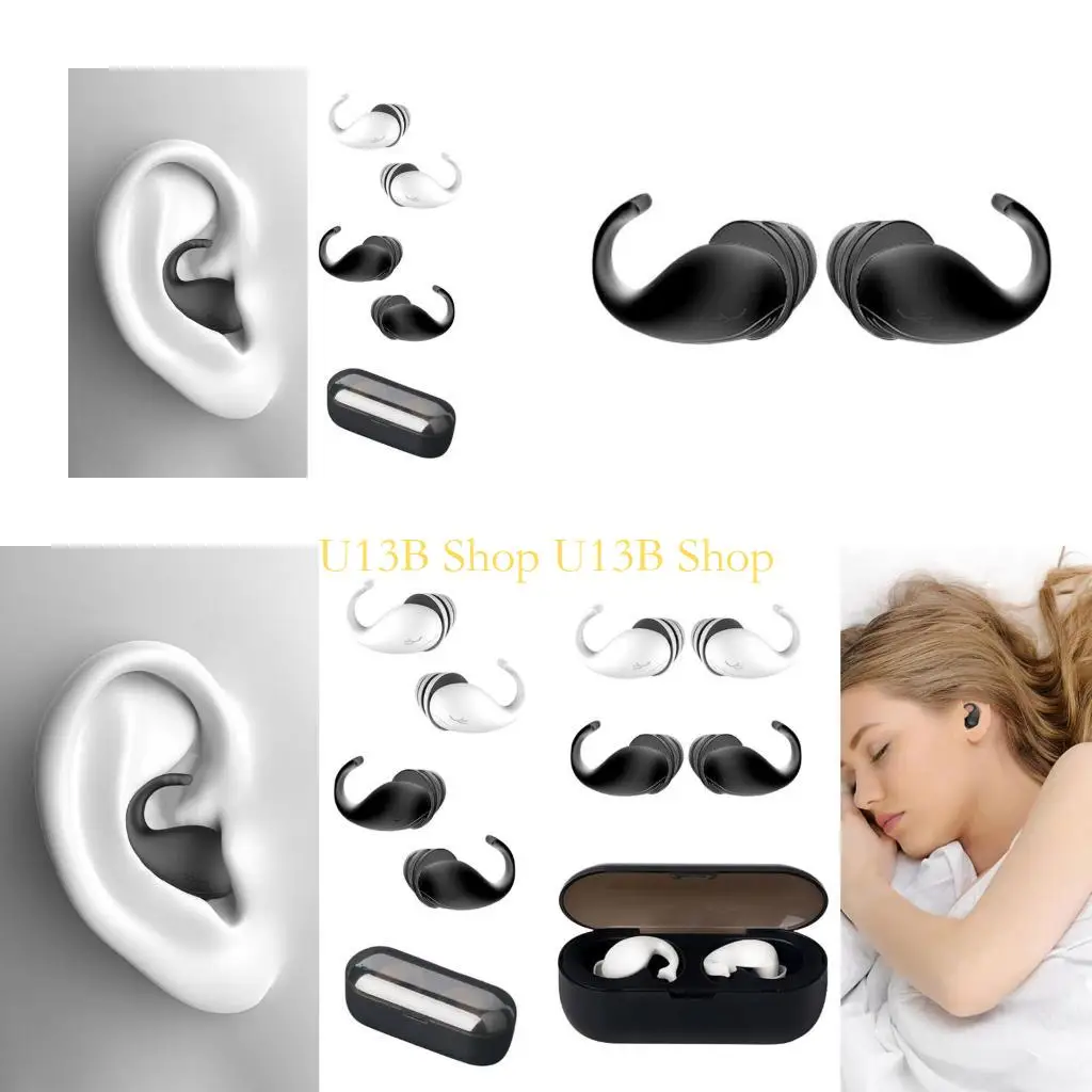 U13B Ear Plug Dolphin Soundproof Earplugs,Silence Noise Reduction for Sleep Snoring
