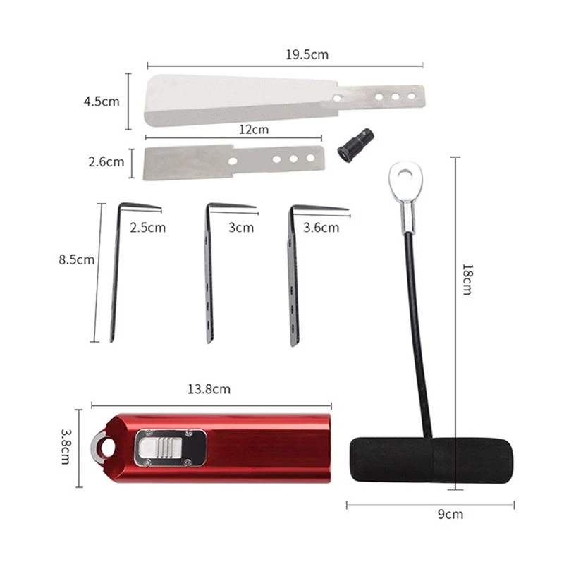 

Car Windshield Removal Tools Set Quick Change Pull Knife Spatula Quick Release Cold Knife Auto Glass Disassembling Tool