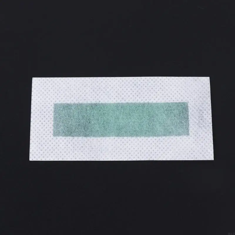 Molf 10x Remoção cabelo Depilatador Epilador Cold Tapes Pad para face não tecido